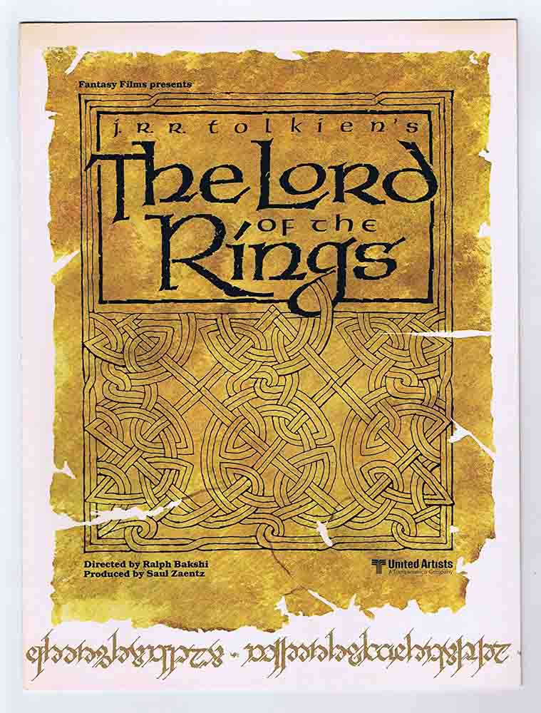 LOTR Trilogy Movie Poster  27x40 S/S Lord of the Rings YALSA Tolkien  Promo 2003 