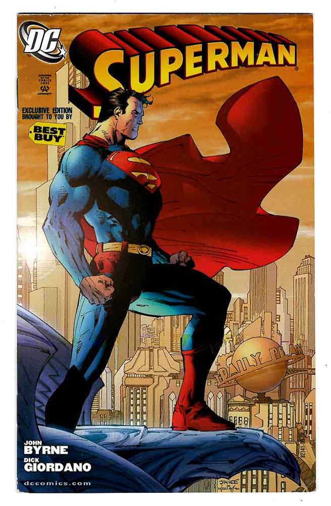 Best Buy Superman The Man of Steel #1 Jim Lee Cover Mini Promo Comic VF  2006 DC Comics - Pee Wee Comics