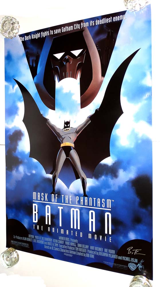 Batman Mask of the Phantasm Theatrical US 1-Sheet Signed w/COA by Bruce ...