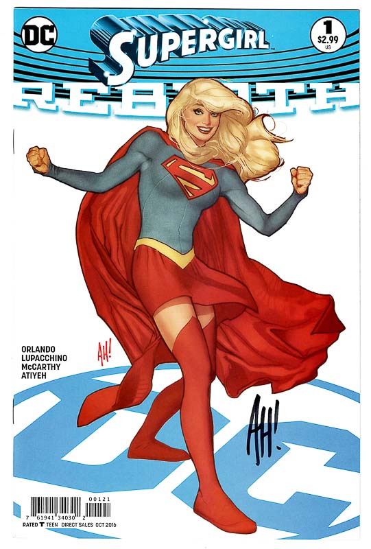 Rebirth #1 ~ Adam Hughes variant cover ~ DC Comics Supergirl