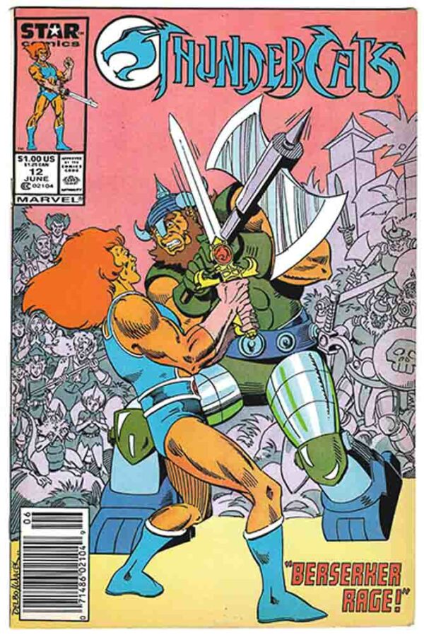 Thundercats #12 Newsstand Variant VF 1987 Marvel/Star Comics