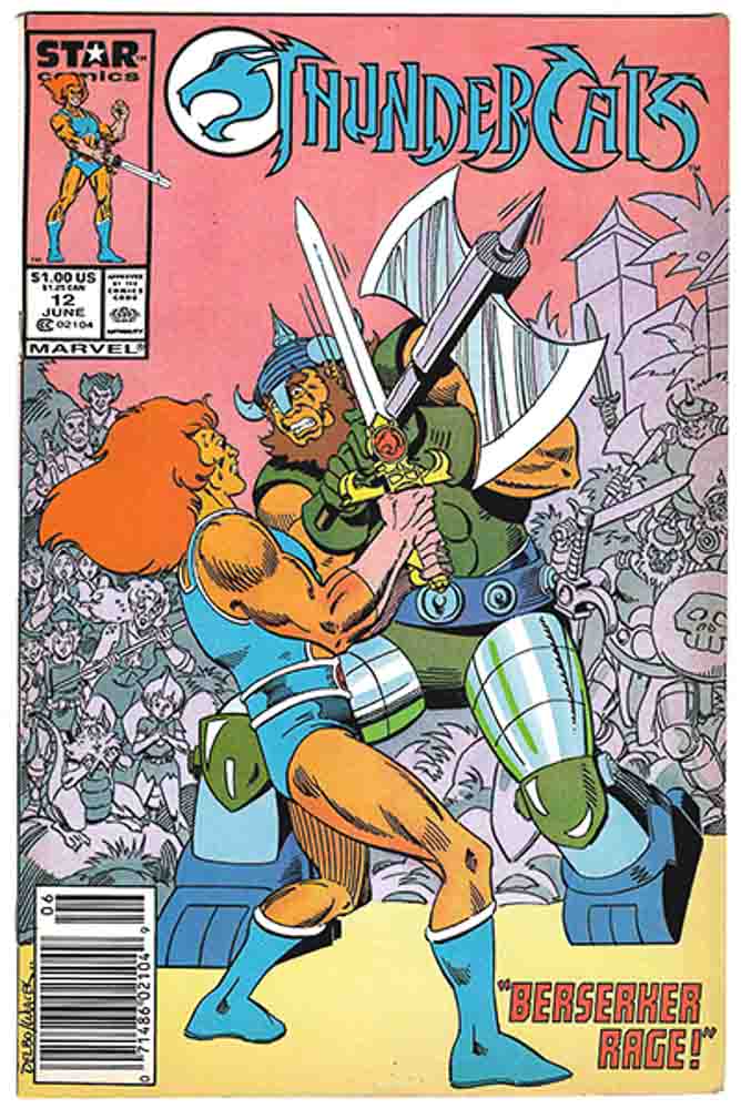 Thundercats #12 Newsstand Variant VF 1987 Marvel/Star Comics - Pee Wee ...