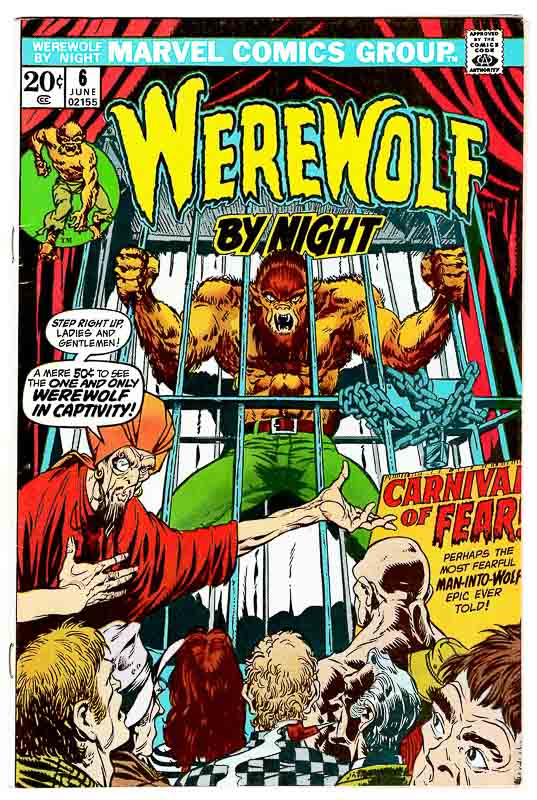 Werewolf By Night # 18 Vintage June 1974