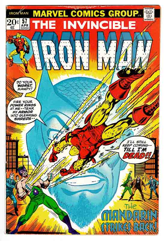 Iron Man #57 VG+ 1973 Marvel Comics - Pee Wee Comics