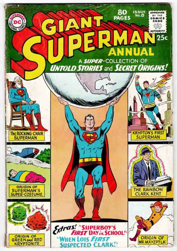 Superman Annual #8 GD 80 Pages 1963 DC Comics