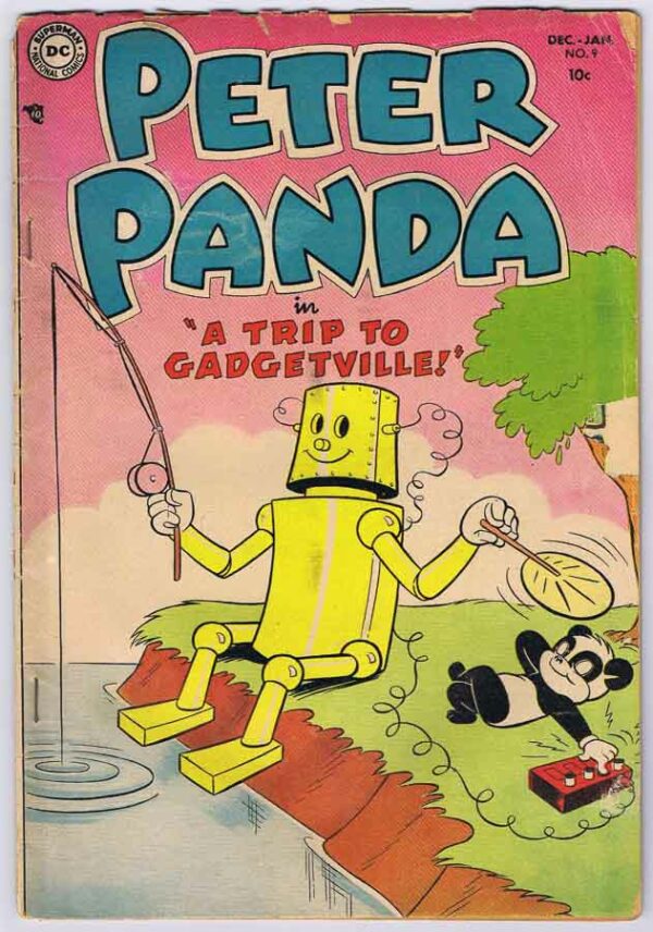 Peter Panda #9 Robot Cover Issue 1955 DC National Comics